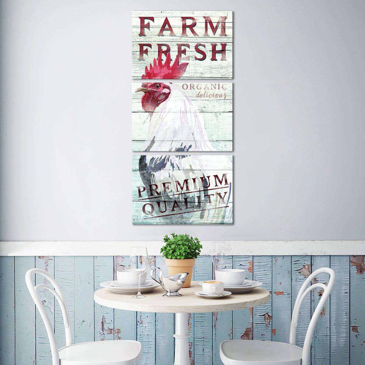 Organic Eggs Multi Panel Canvas Wall Art