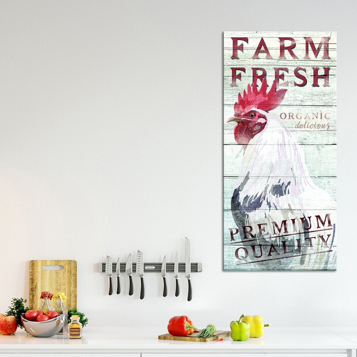 Organic Eggs Multi Panel Canvas Wall Art