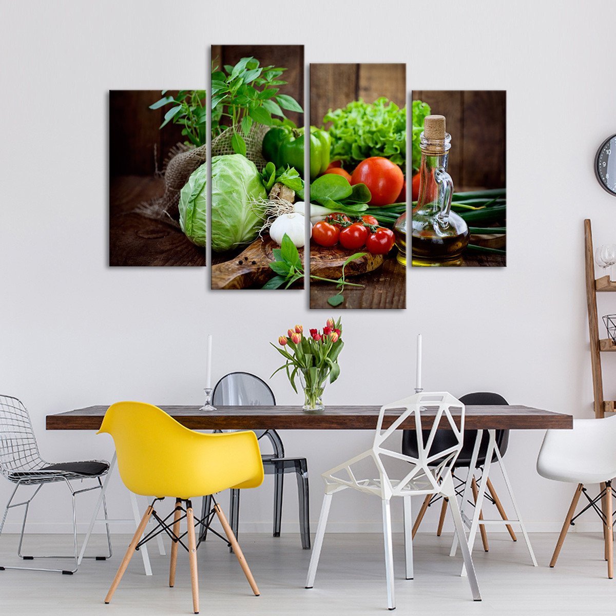 Organic Multi Panel Canvas Wall Art