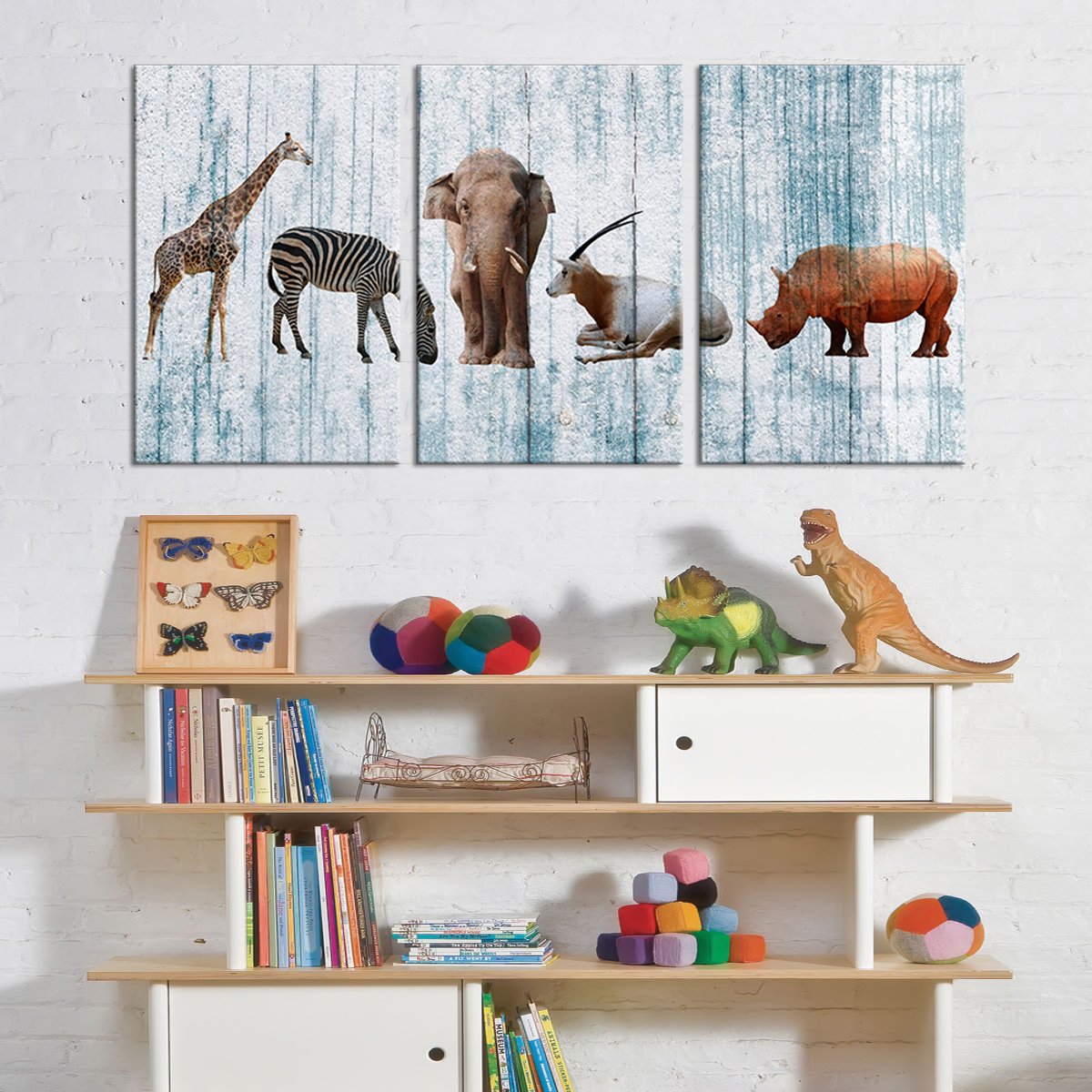 Fascinating Creatures Multi Panel Canvas Wall Art