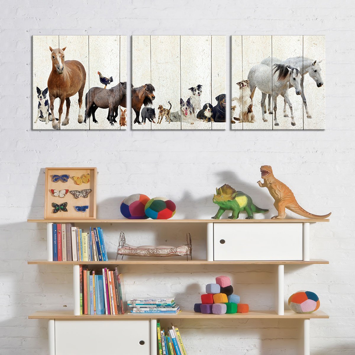 Peculiar Pals Multi Panel Canvas Wall Art