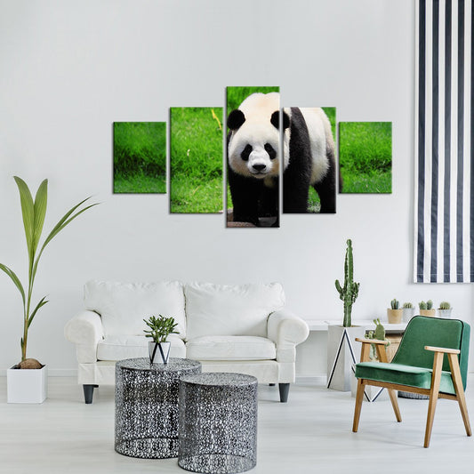 Panda Multi Panel Canvas Wall Art