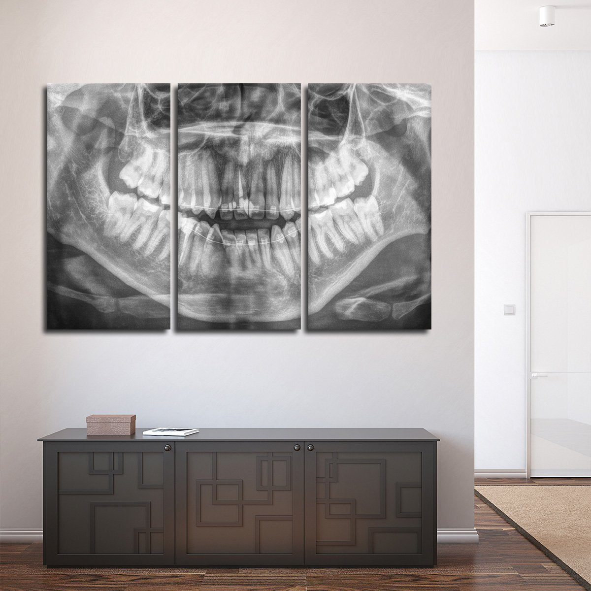 Panoramic X Ray Multi Panel Canvas Wall Art