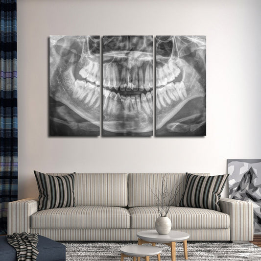 Panoramic X Ray Multi Panel Canvas Wall Art