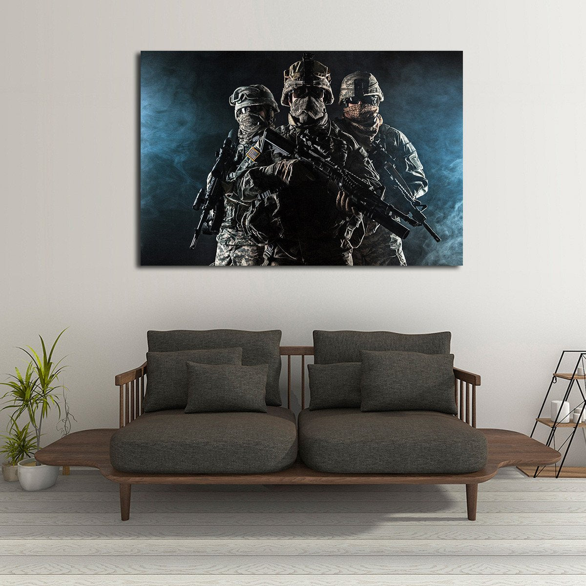 Paratroopers Multi Panel Canvas Wall Art