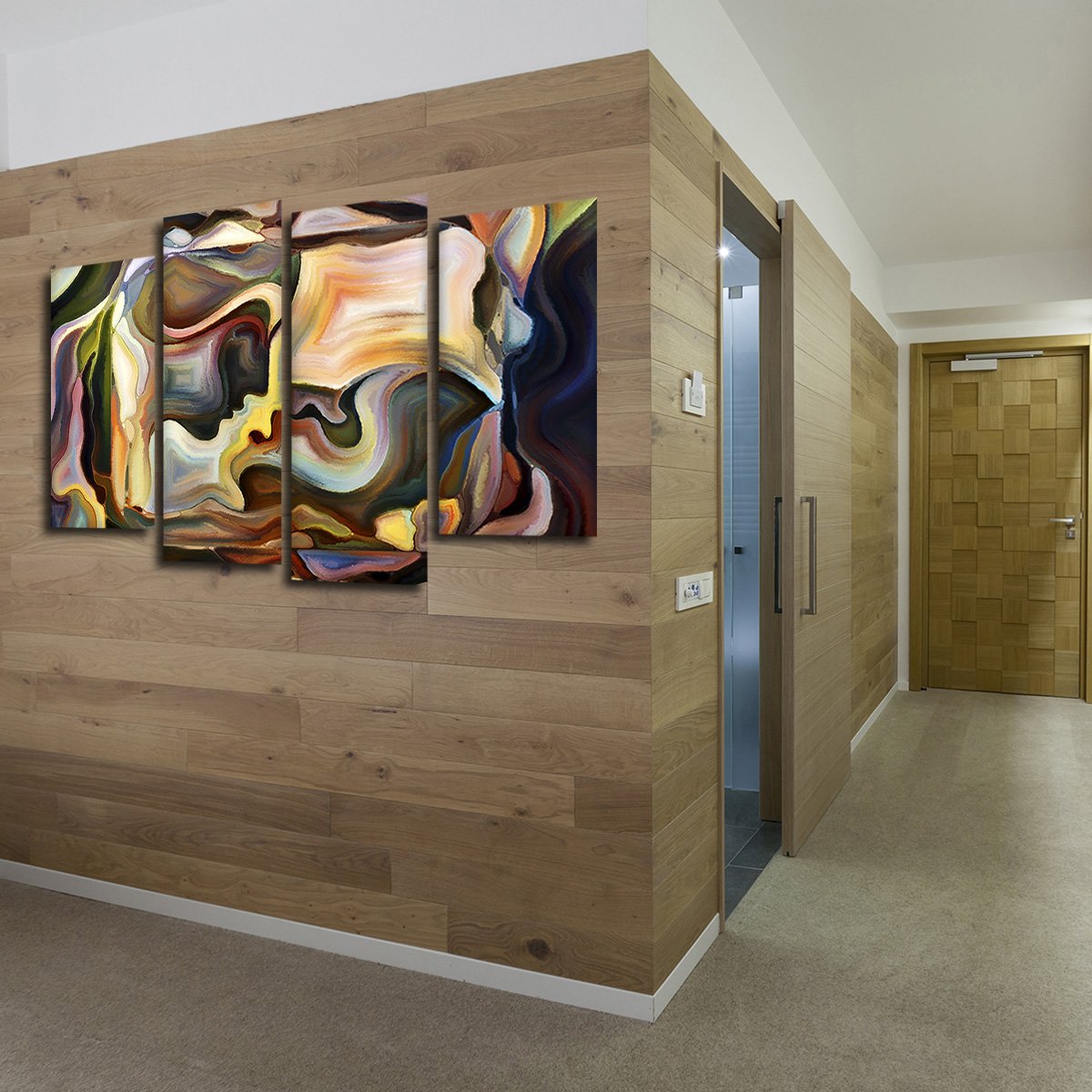 Passionate Moment Multi Panel Canvas Wall Art