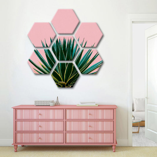 Pastel Tropics Multi Panel Canvas Wall Art