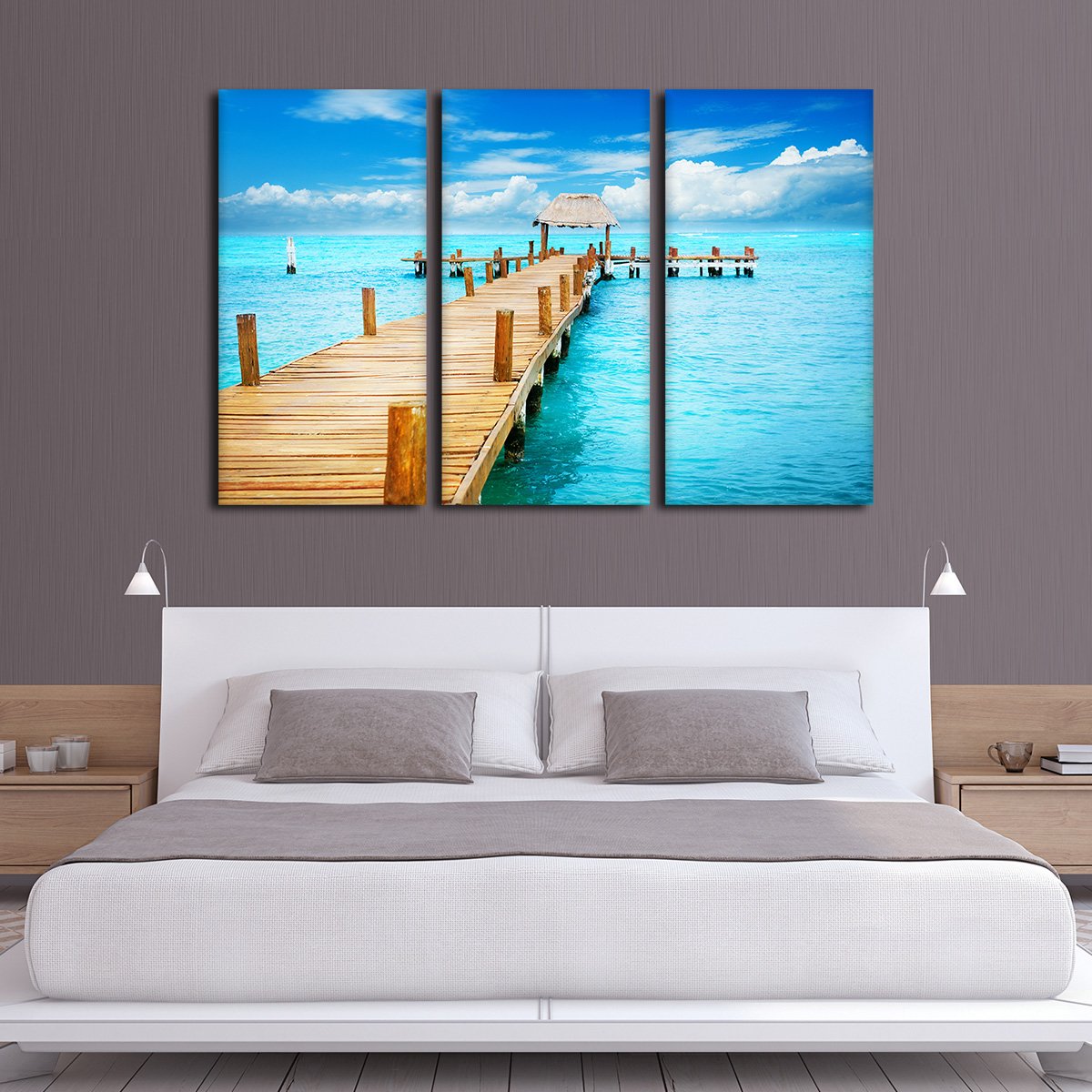 Pathway To Paradise Multi Panel Canvas Wall Art