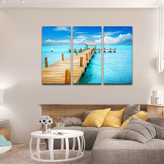 Pathway To Paradise Multi Panel Canvas Wall Art