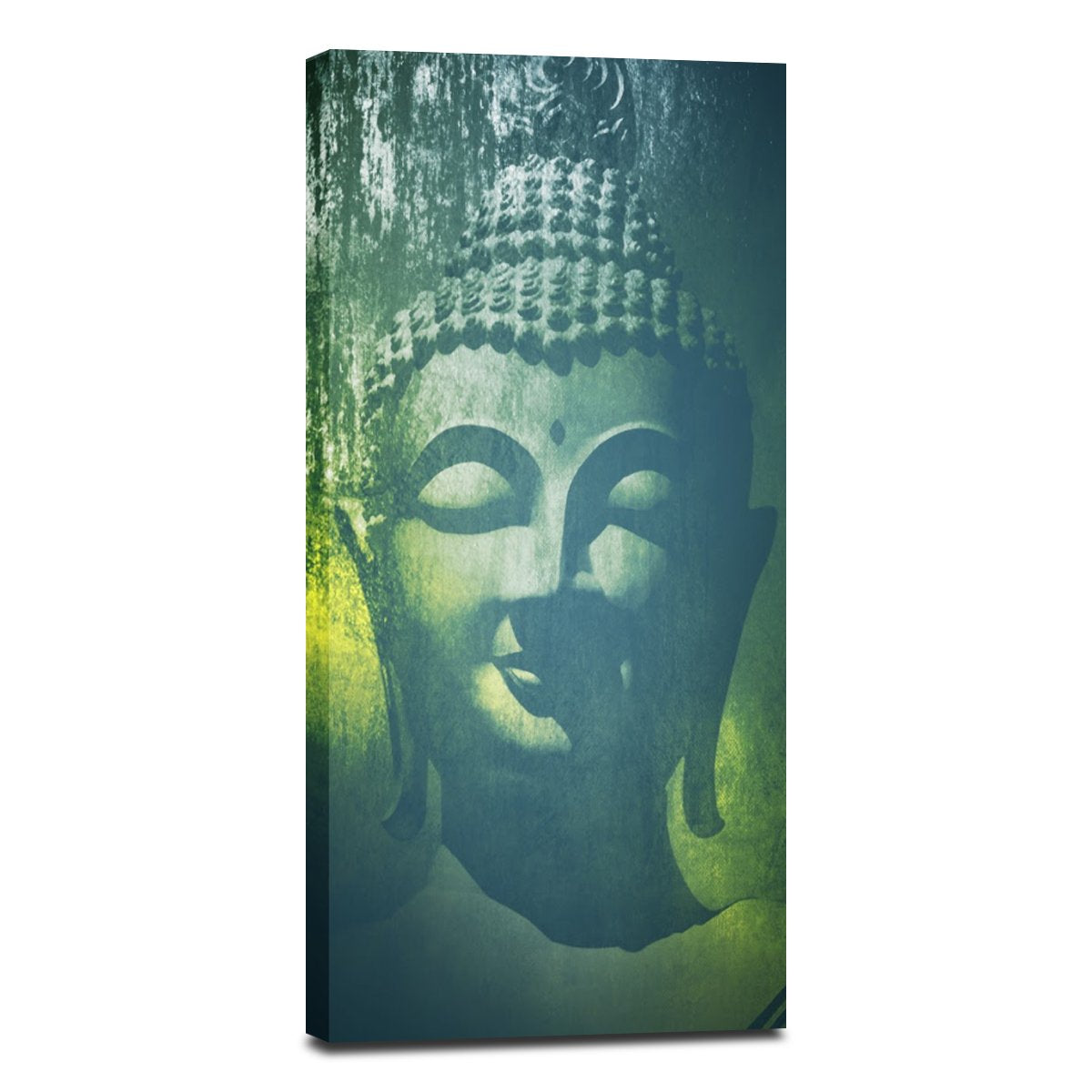 Patina Buddha Multi Panel Canvas Wall Art