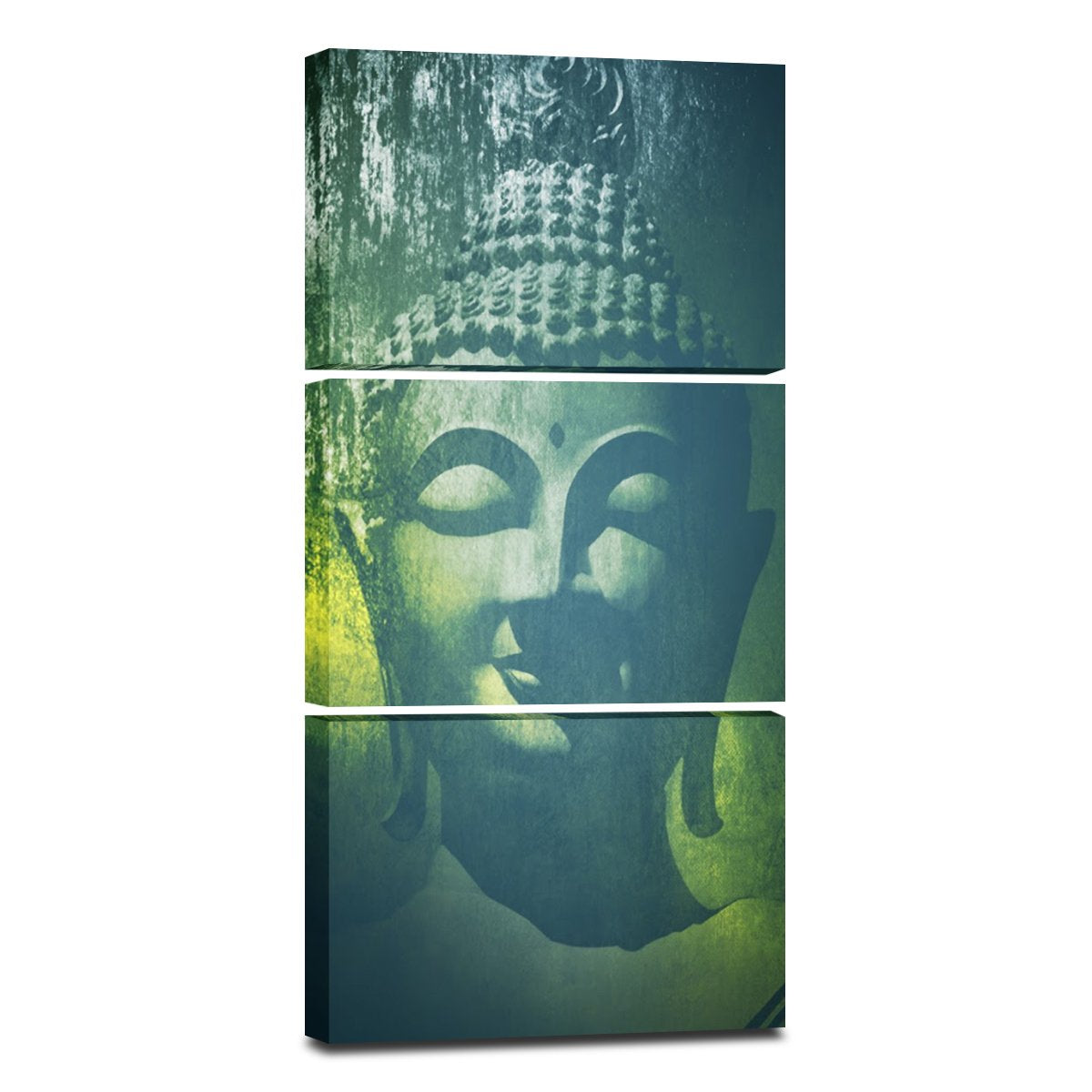 Patina Buddha Multi Panel Canvas Wall Art