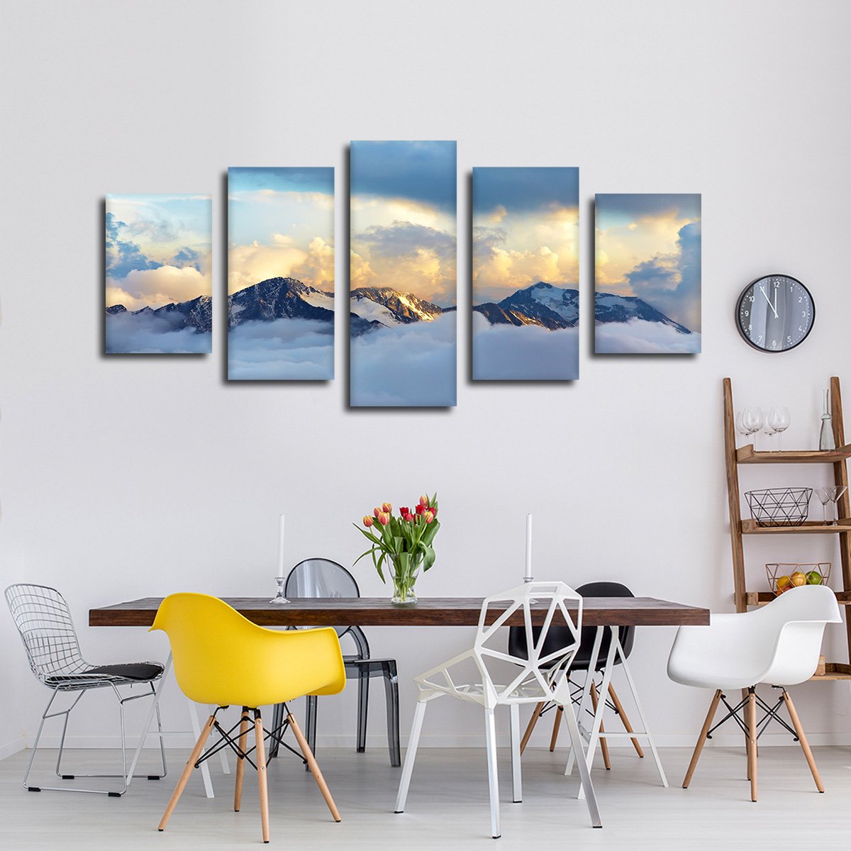 Peak Of Heaven Multi Panel Canvas Wall Art