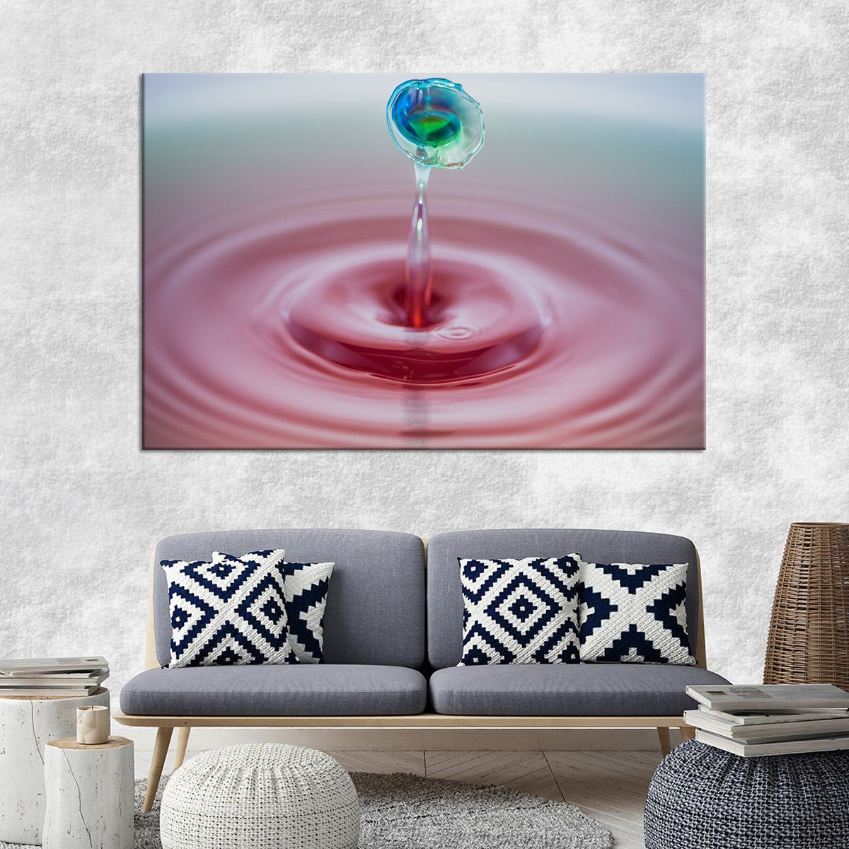 Perfect Droplet Multi Panel Canvas Wall Art