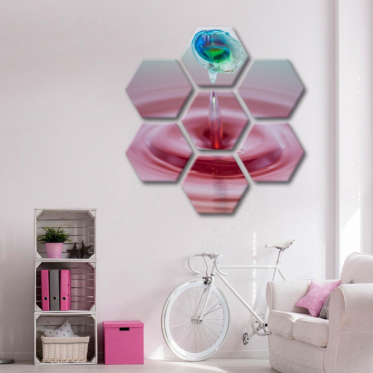 Perfect Droplet Multi Panel Canvas Wall Art