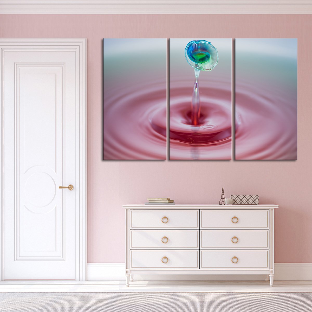 Perfect Droplet Multi Panel Canvas Wall Art