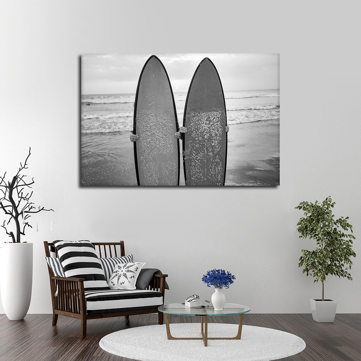 Perfect Surf Day Multi Panel Canvas Wall Art