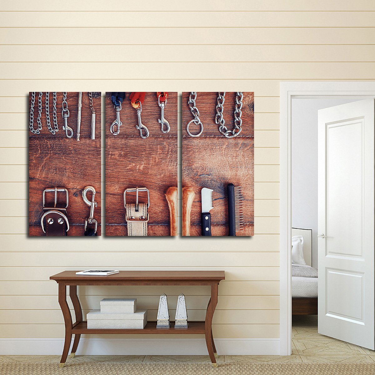 Pet Accessories Multi Panel Canvas Wall Art