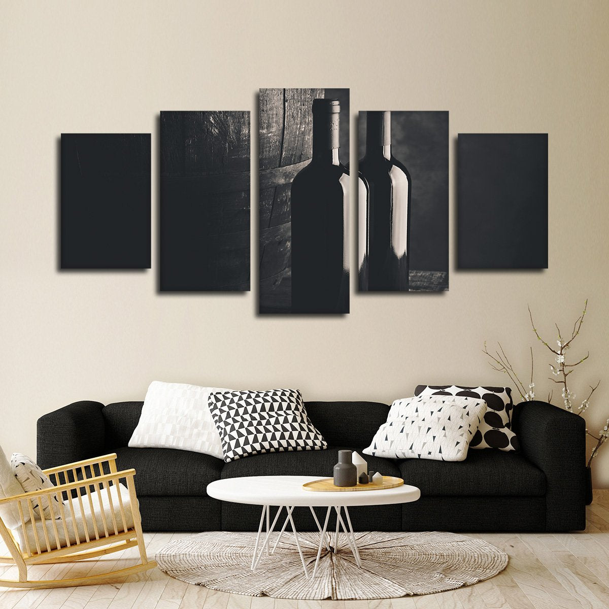 Pinot Noir Multi Panel Canvas Wall Art