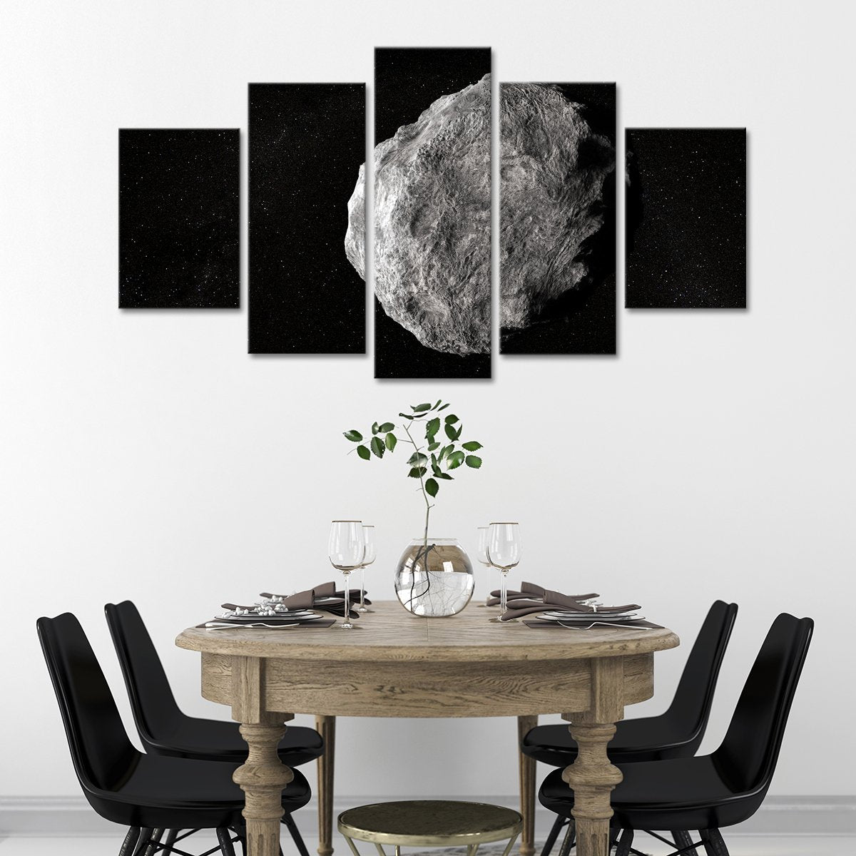 Planetoid Multi Panel Canvas Wall Art