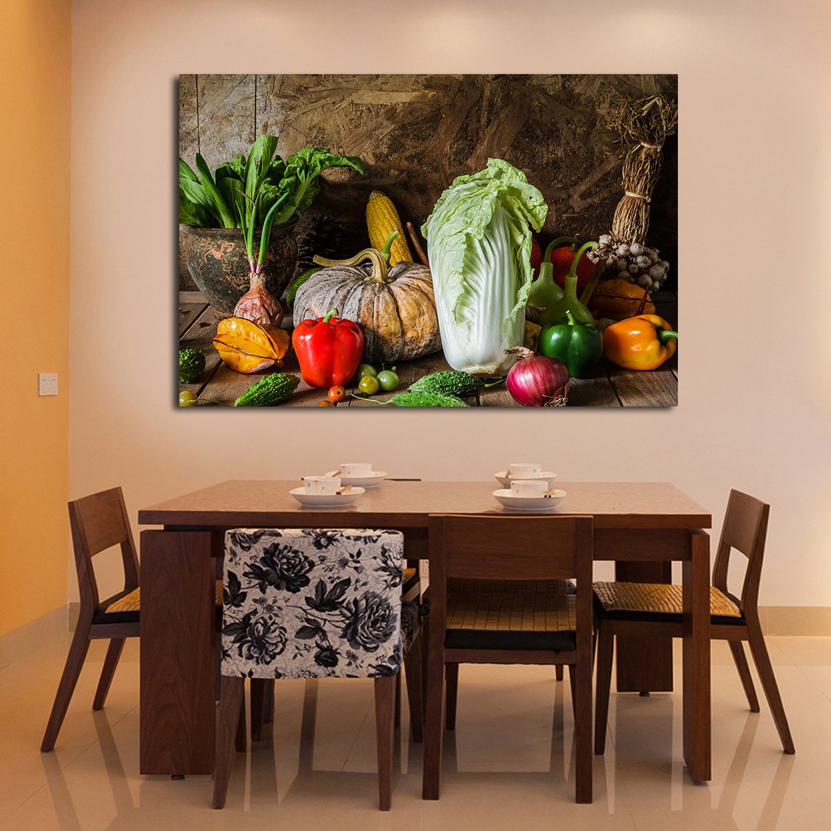 Plant Based Multi Panel Canvas Wall Art
