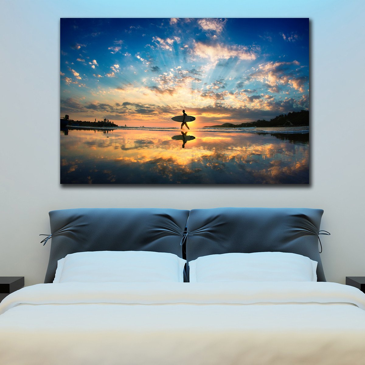 Playa Grande Multi Panel Canvas Wall Art