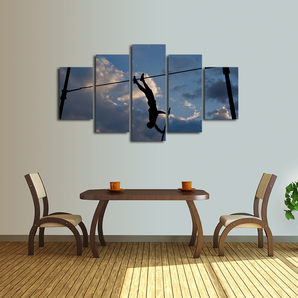 Pole Vault Multi Panel Canvas Wall Art