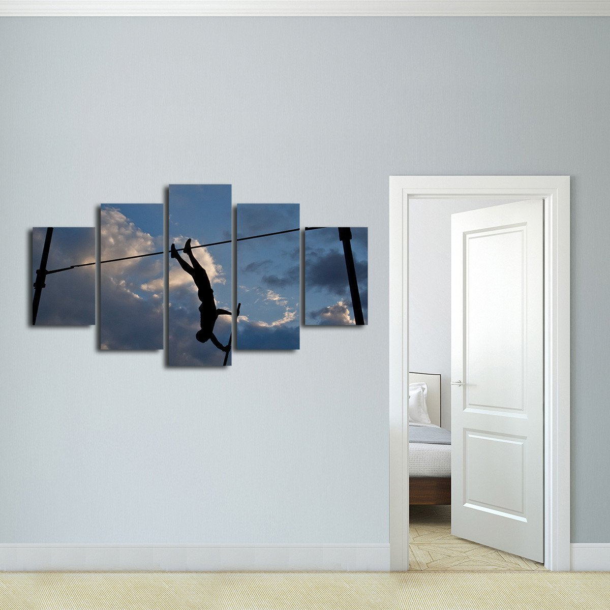 Pole Vault Multi Panel Canvas Wall Art