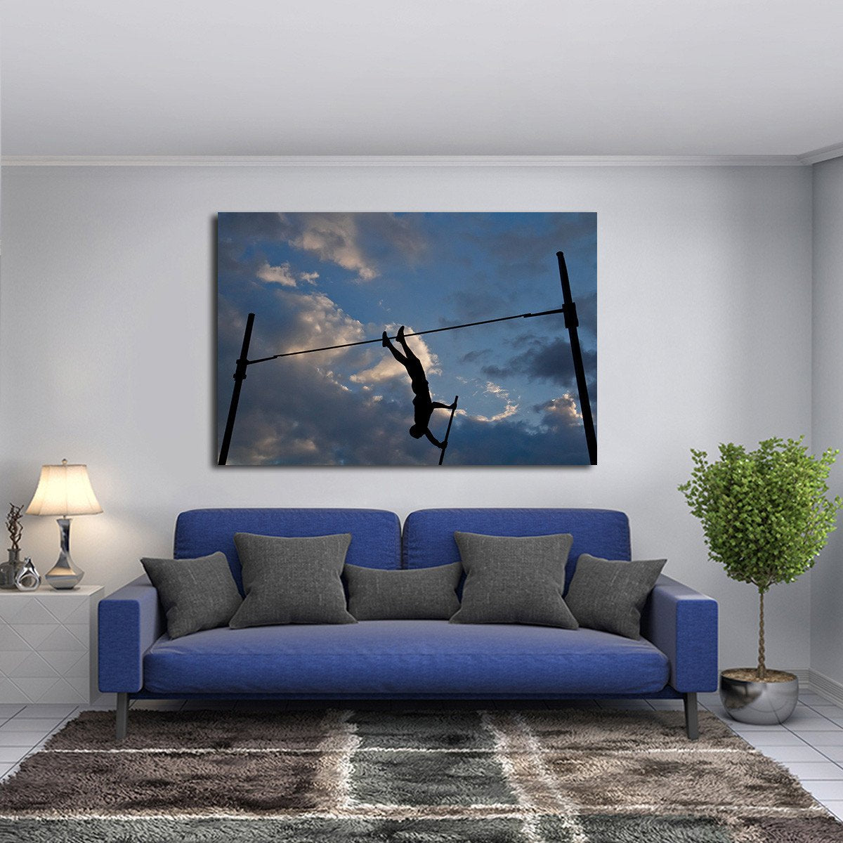 Pole Vault Multi Panel Canvas Wall Art