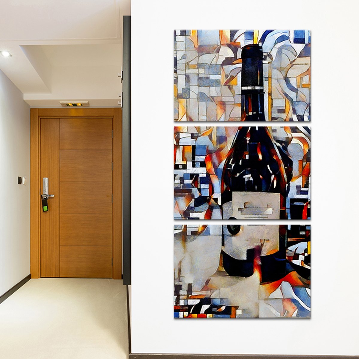 Pop The Bottle Multi Panel Canvas Wall Art