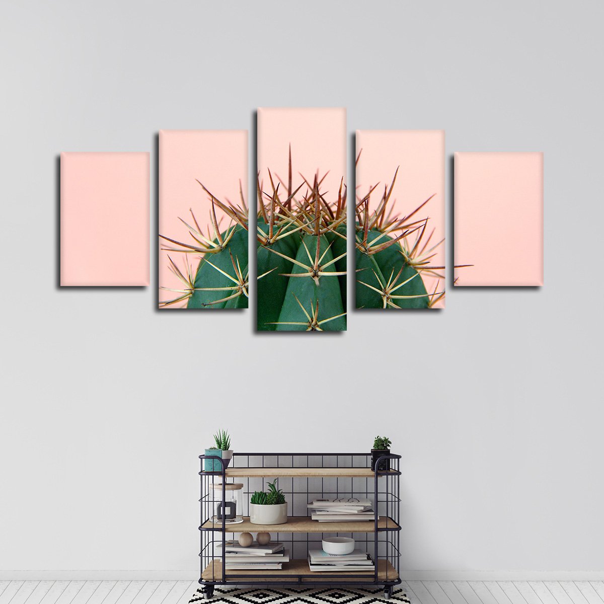 Prickly Cactus Multi Panel Canvas Wall Art