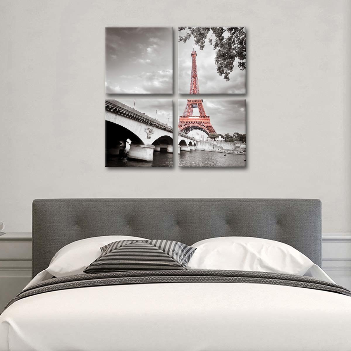 Pride Of Paris Pop Multi Panel Canvas Wall Art
