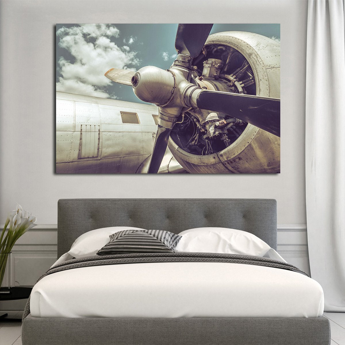 Propeller Close Up Multi Panel Canvas Wall Art