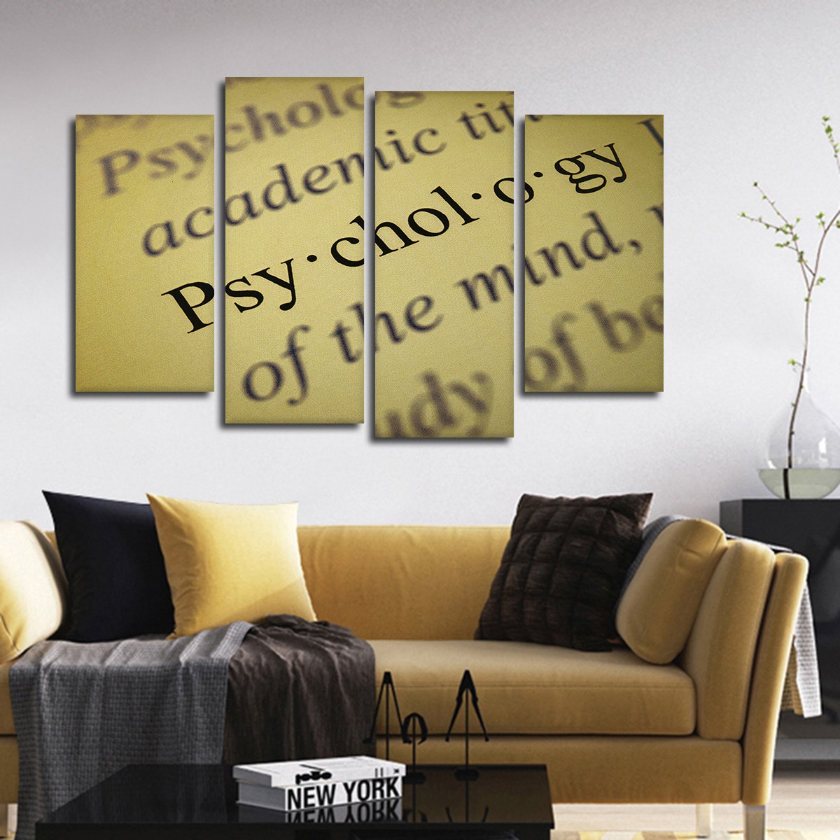 Psychology Definition Multi Panel Canvas Wall Art