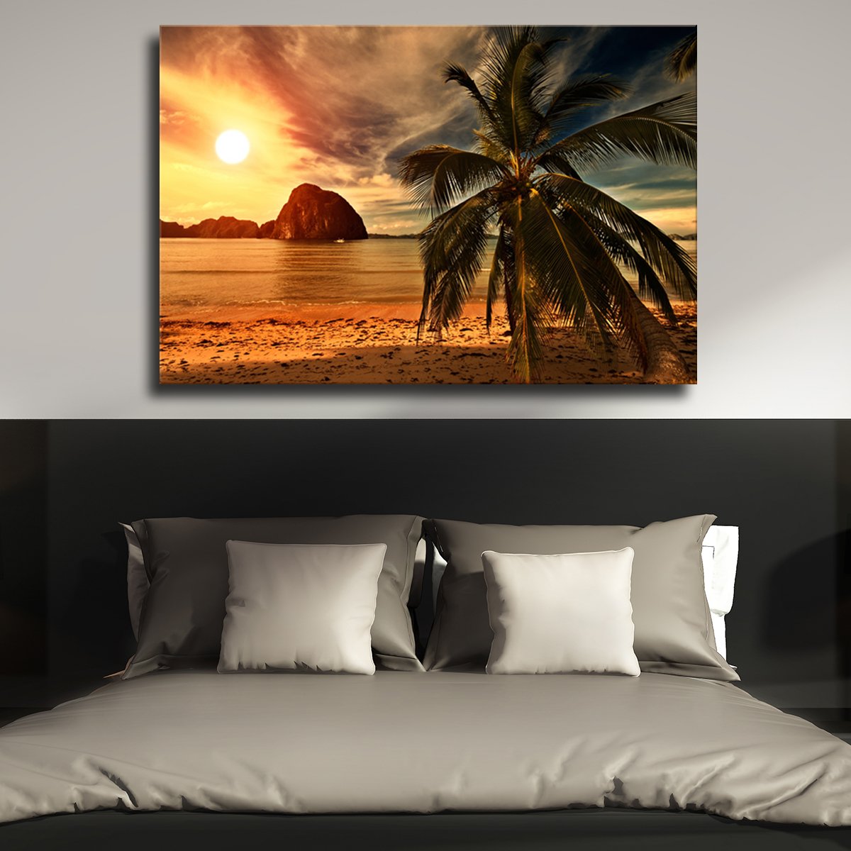Puerto Rico Sunset Multi Panel Canvas Wall Art