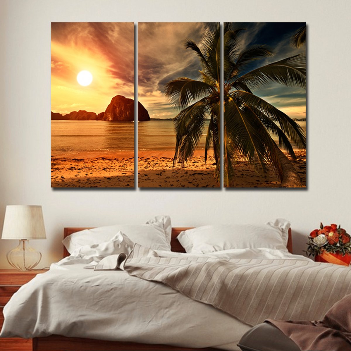 Puerto Rico Sunset Multi Panel Canvas Wall Art