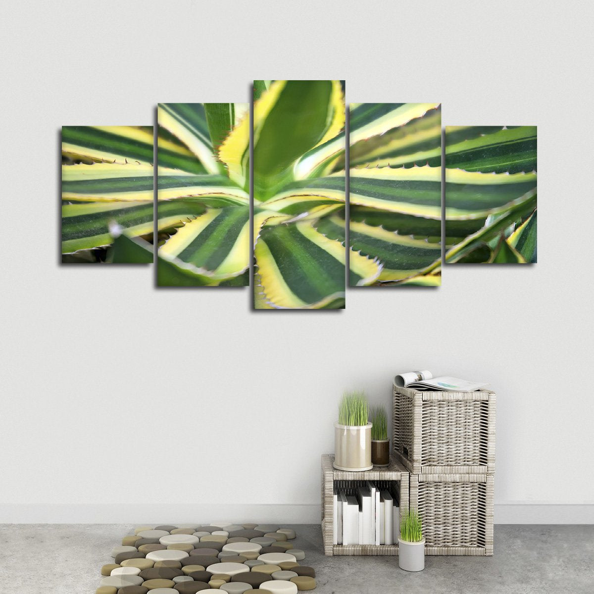 Pure Agave Multi Panel Canvas Wall Art