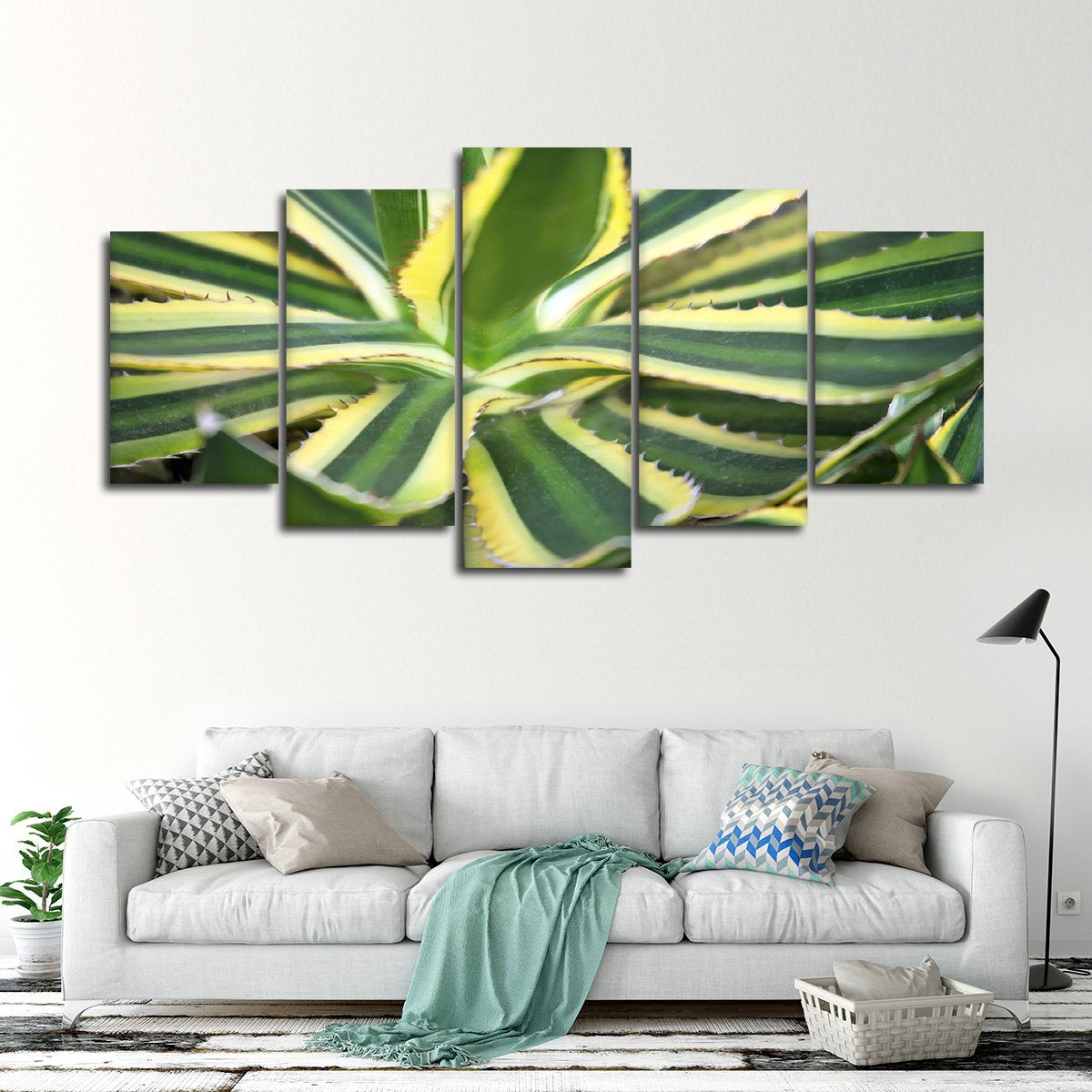 Pure Agave Multi Panel Canvas Wall Art