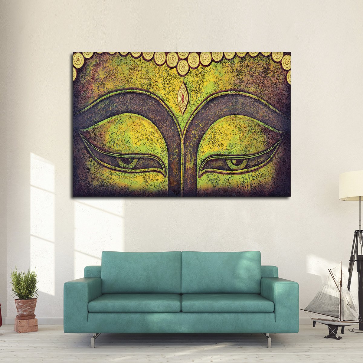 Purify The Mind Multi Panel Canvas Wall Art