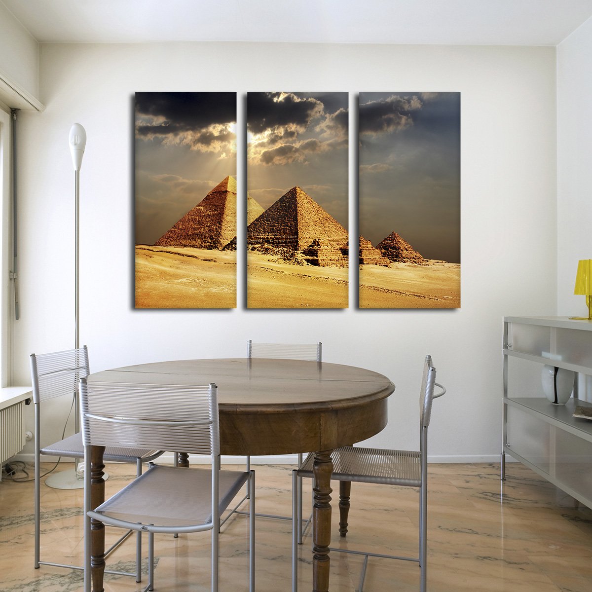 Pyramid Multi Panel Canvas Wall Art