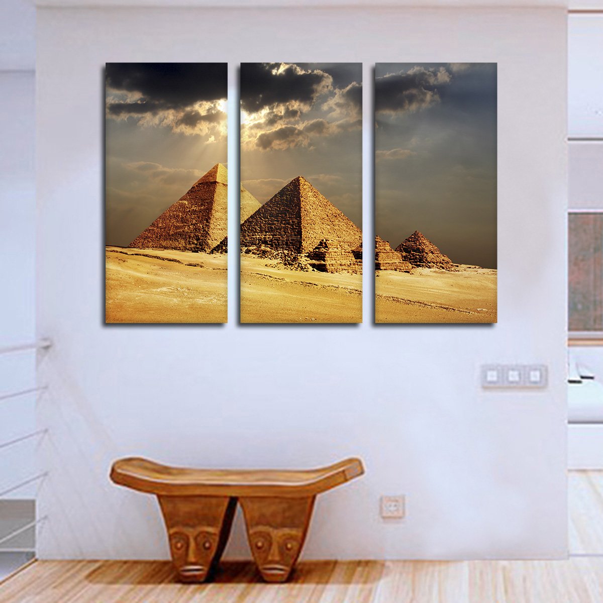 Pyramid Multi Panel Canvas Wall Art