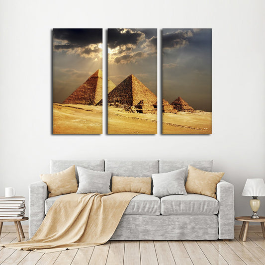 Pyramid Multi Panel Canvas Wall Art