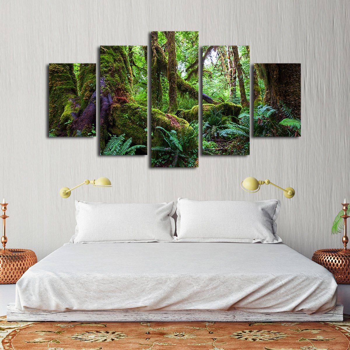 Rain Forest Multi Panel Canvas Wall Art