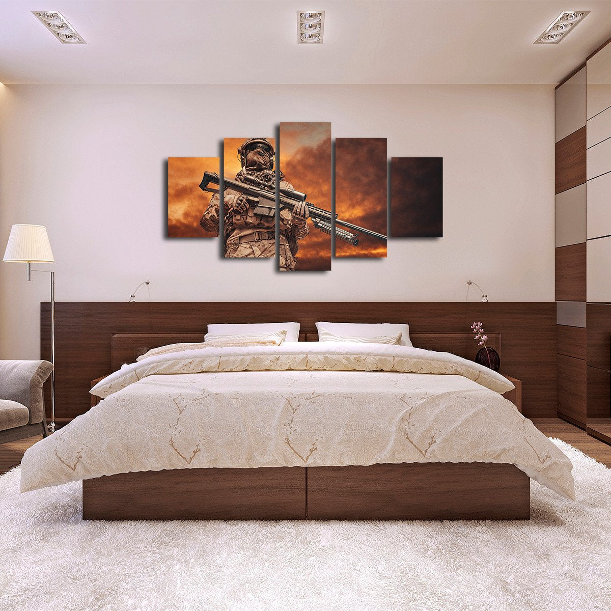 Ranger Sniper Multi Panel Canvas Wall Art