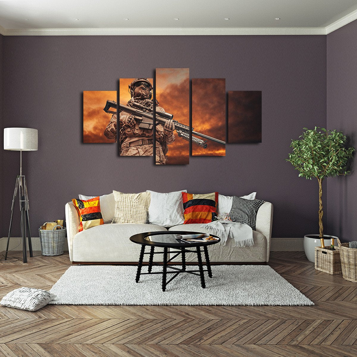 Ranger Sniper Multi Panel Canvas Wall Art