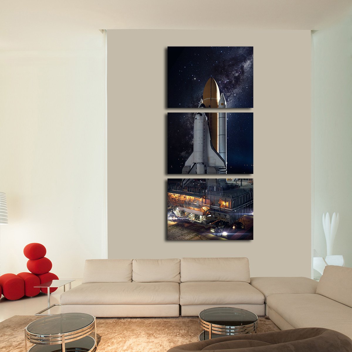 Ready For Launch Multi Panel Canvas Wall Art