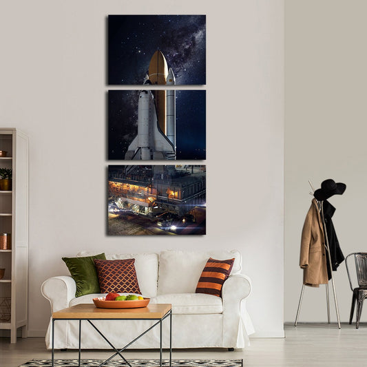Ready For Launch Multi Panel Canvas Wall Art