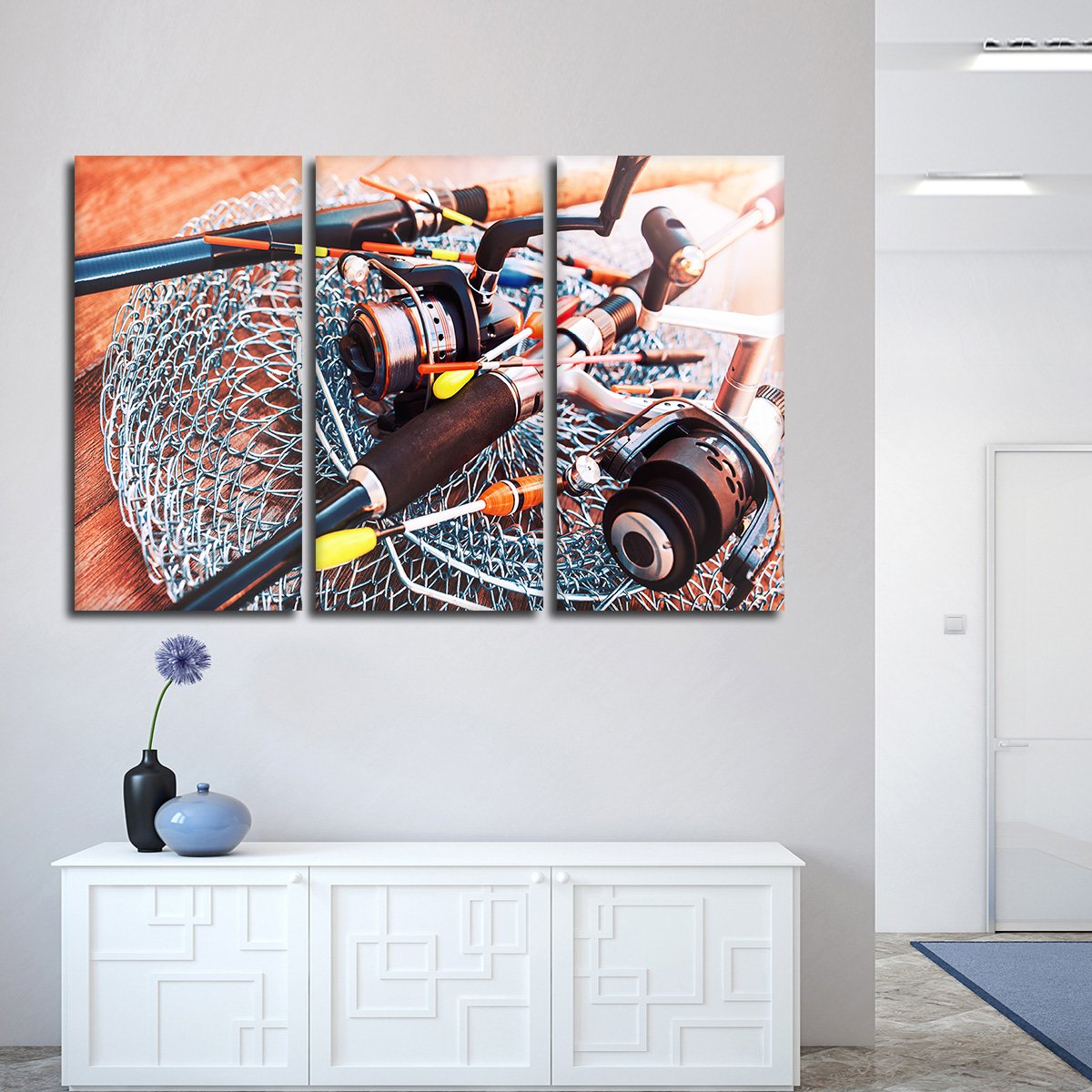 Ready To Fish Multi Panel Canvas Wall Art
