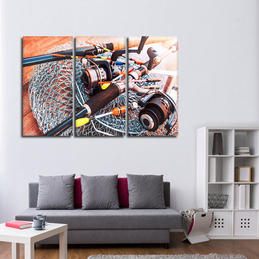 Ready To Fish Multi Panel Canvas Wall Art
