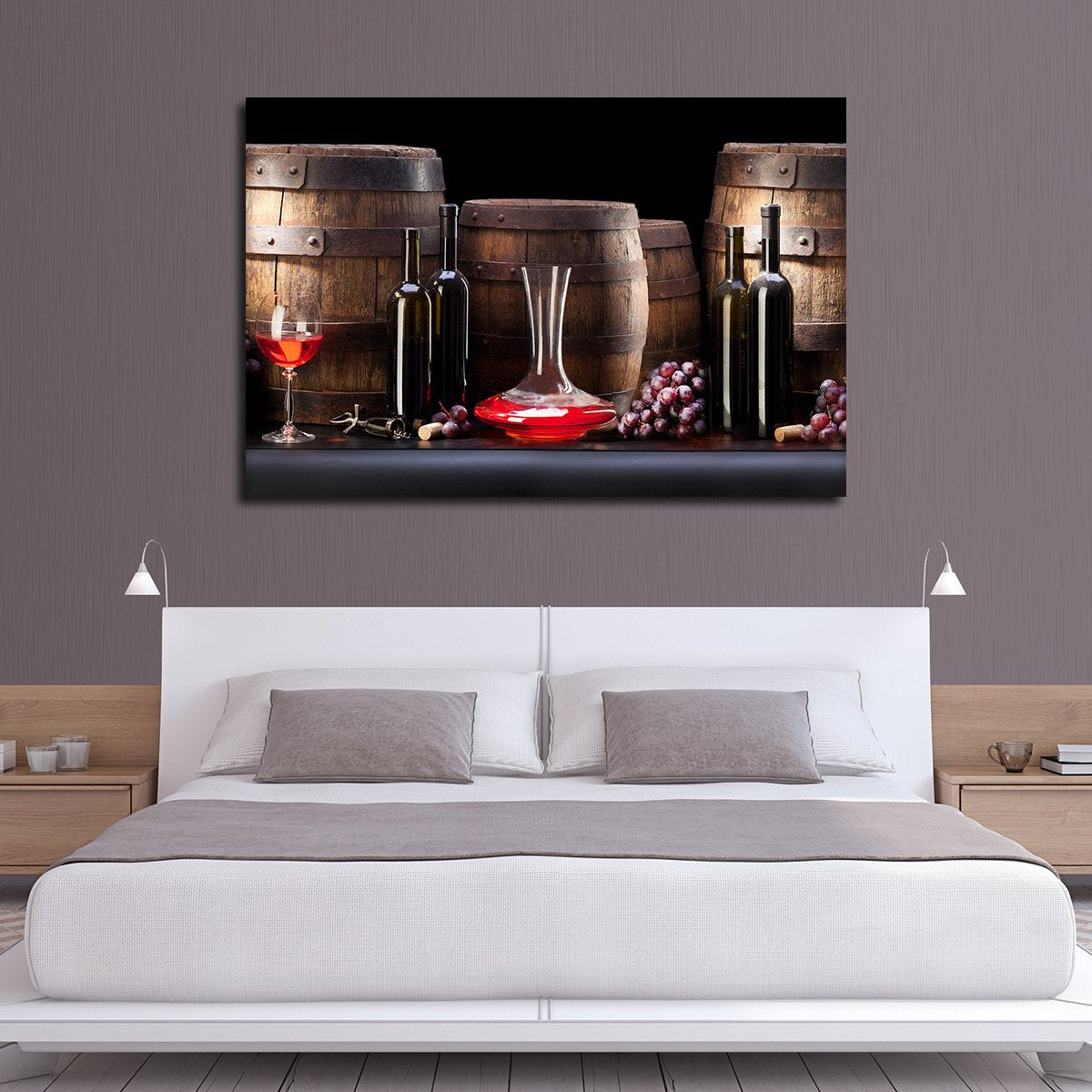 Reserve Wine Multi Panel Canvas Wall Art
