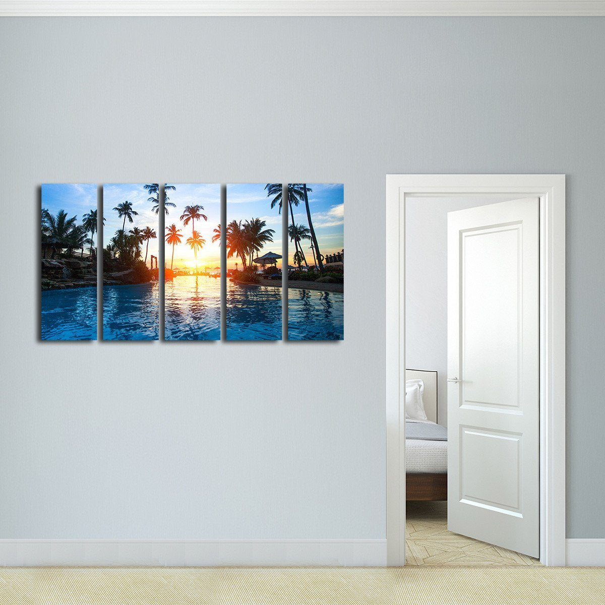 Resort Multi Panel Canvas Wall Art